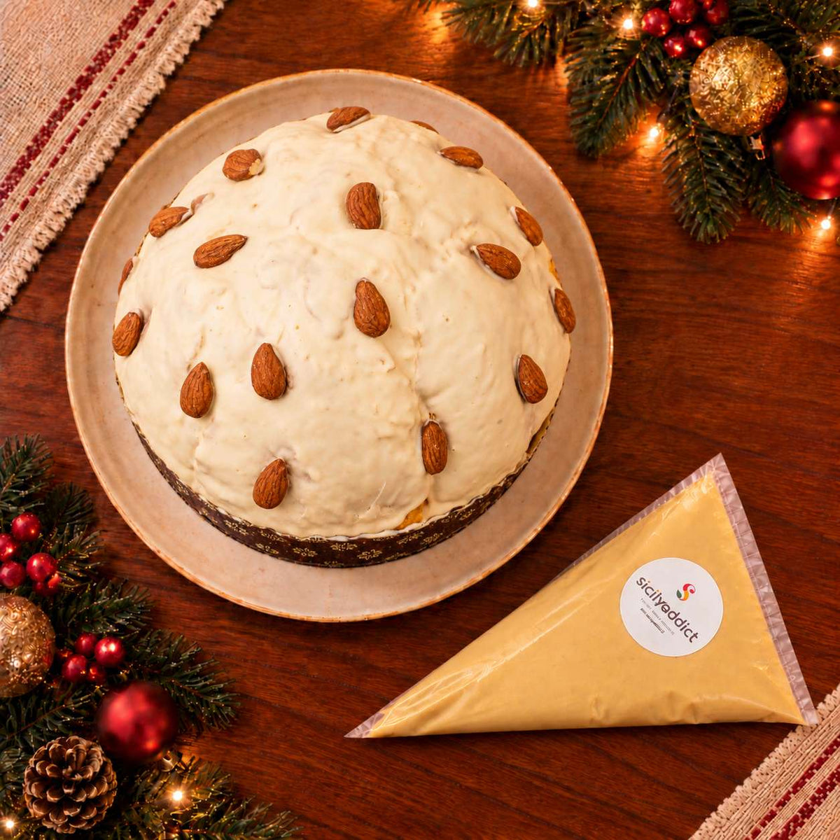 Panettone artigianale alla Mandorla