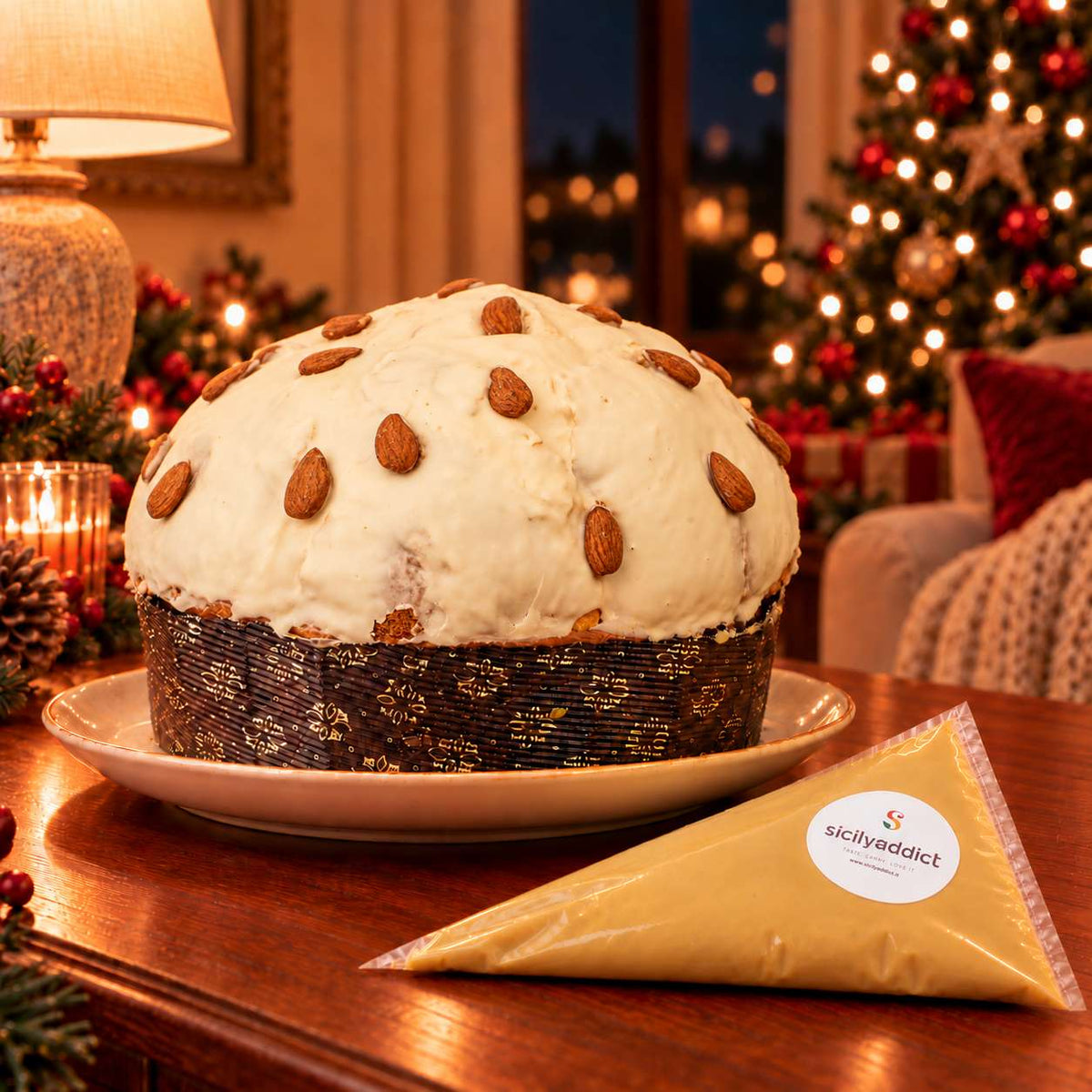 Panettone artigianale alla Mandorla