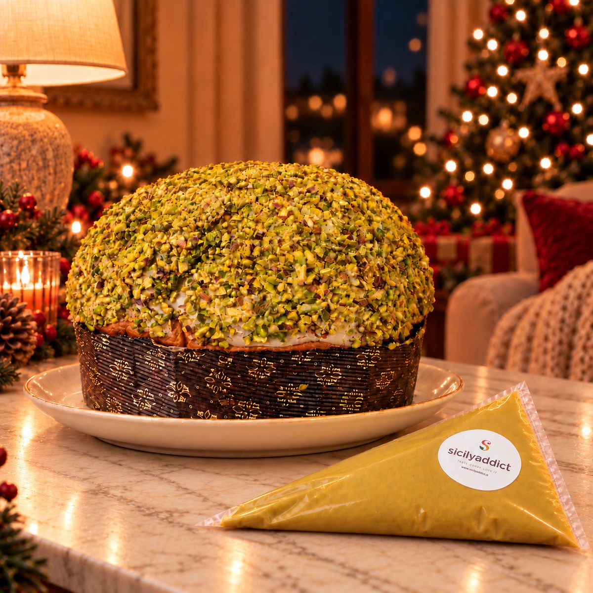 Panettone artigianale al Pistacchio