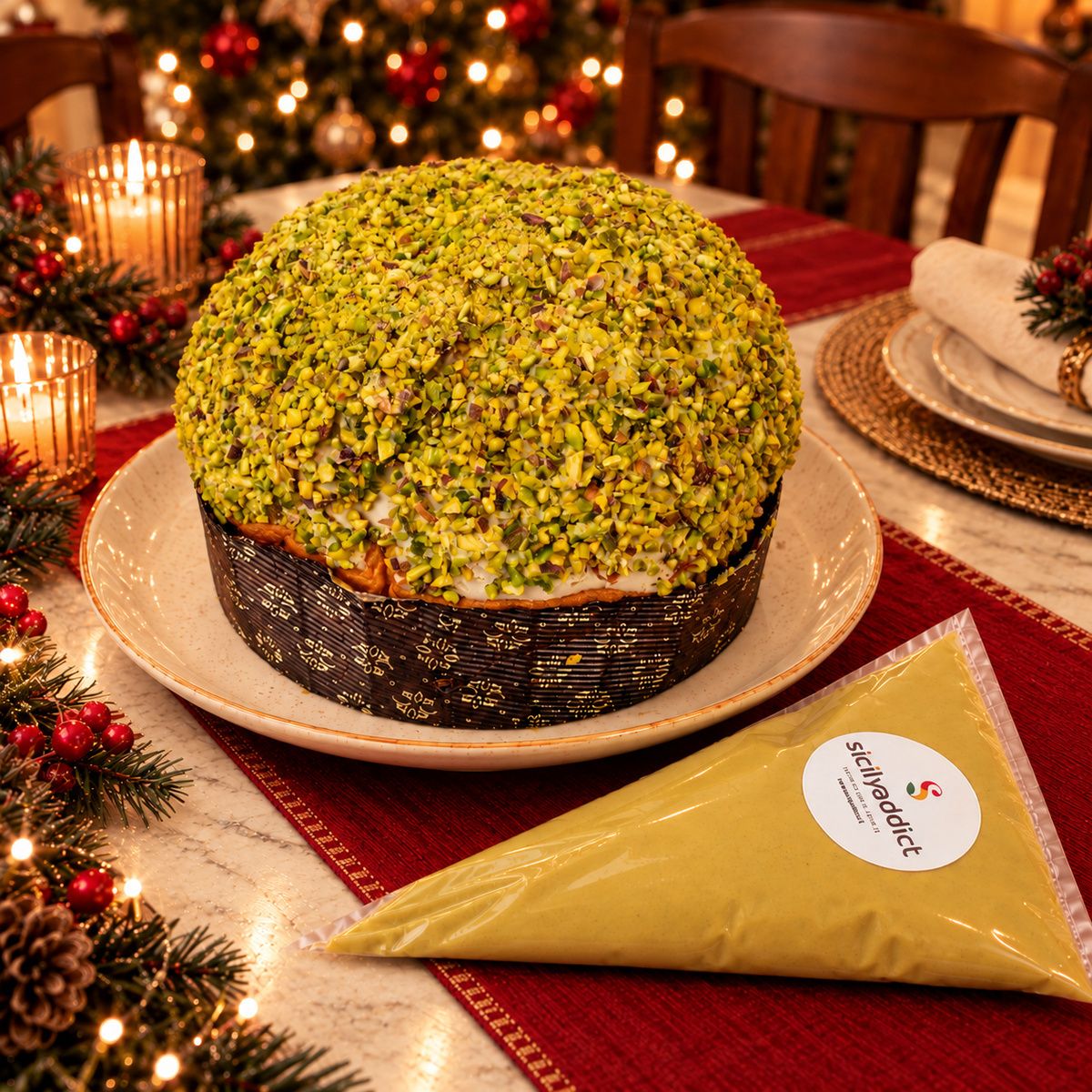 Panettone artigianale al Pistacchio