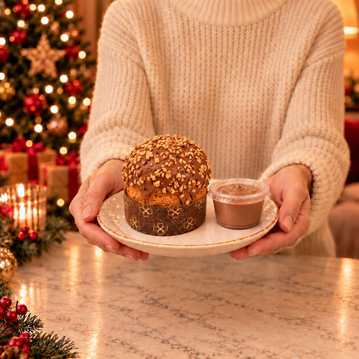 Panettoncino artigianale alla nocciola
