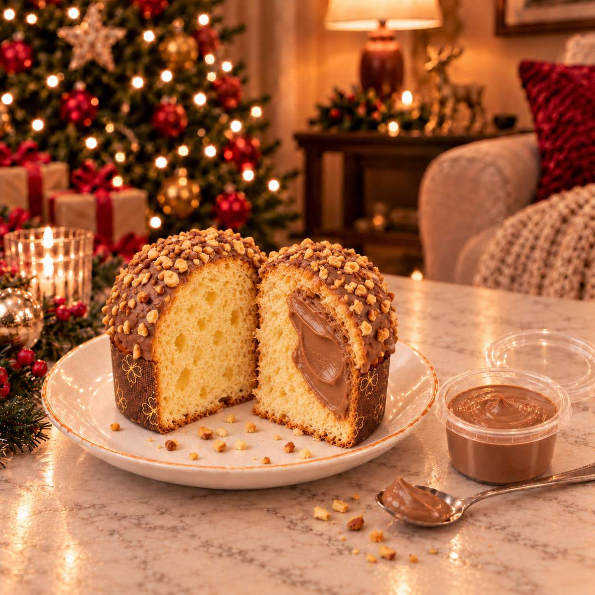 Panettoncino artigianale alla nocciola
