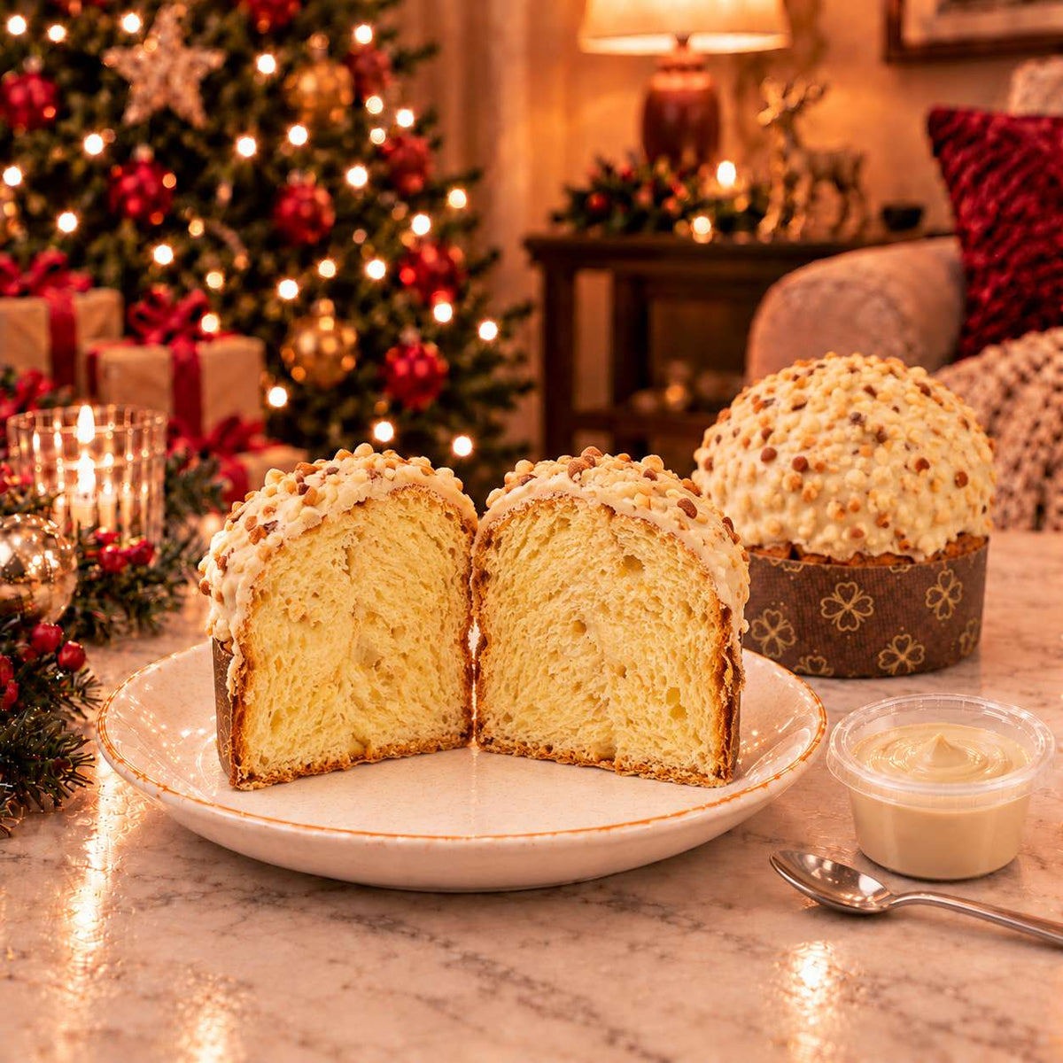 Panettoncino artigianale alla mandorla