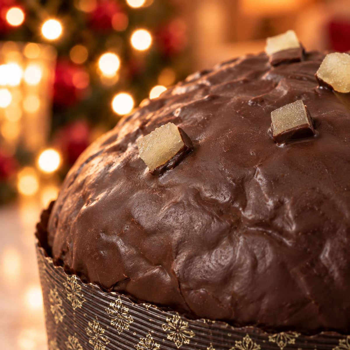 Panettone artigianale Pera e Cioccolato