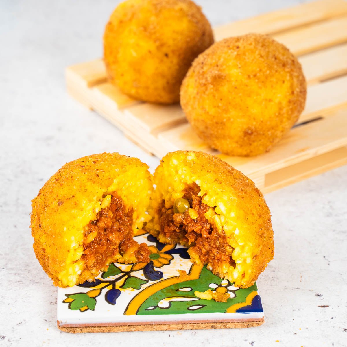 Arancine palermitane Accarne - SicilyAddict