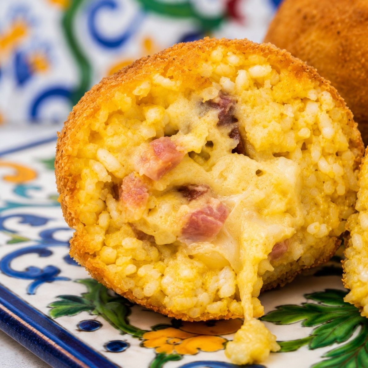 Arancini alla zucca con provola e speck - SicilyAddict