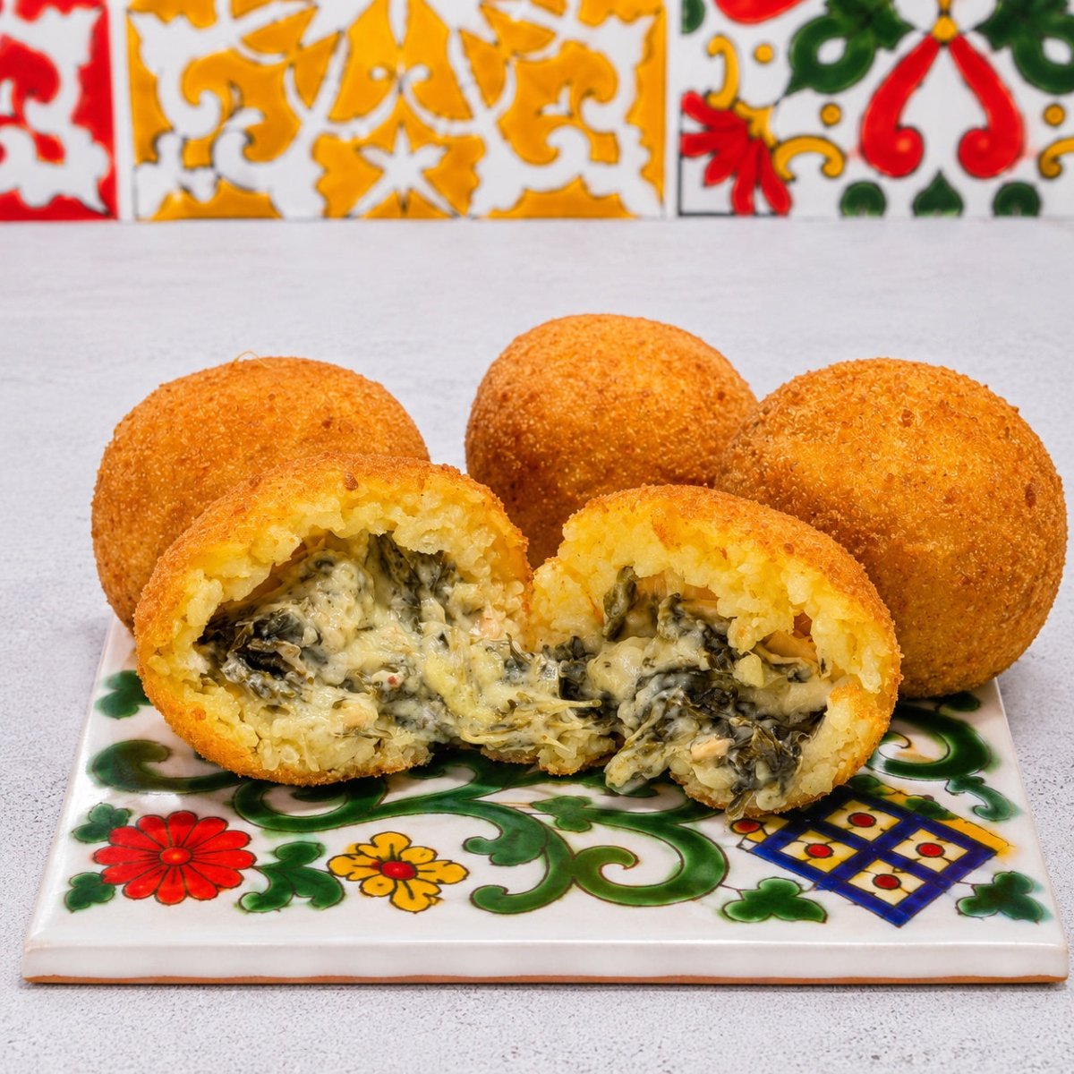 Arancini friarielli e provola il contadino - SicilyAddict