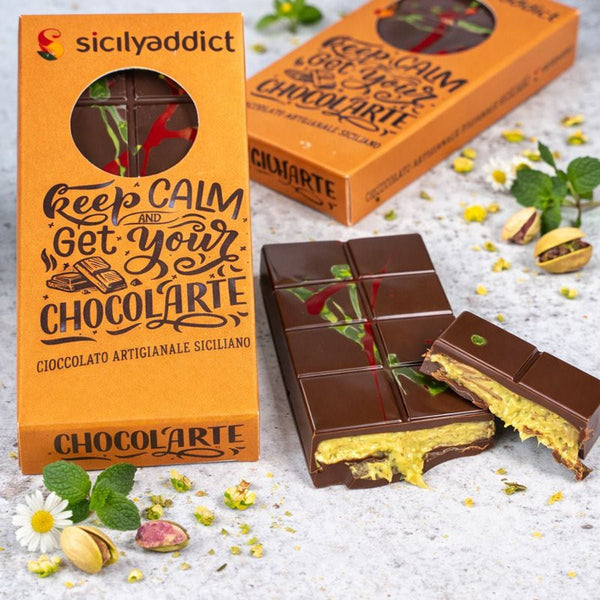 Barretta Dark Dubai Chocolate Fondente 200g - SicilyAddict
