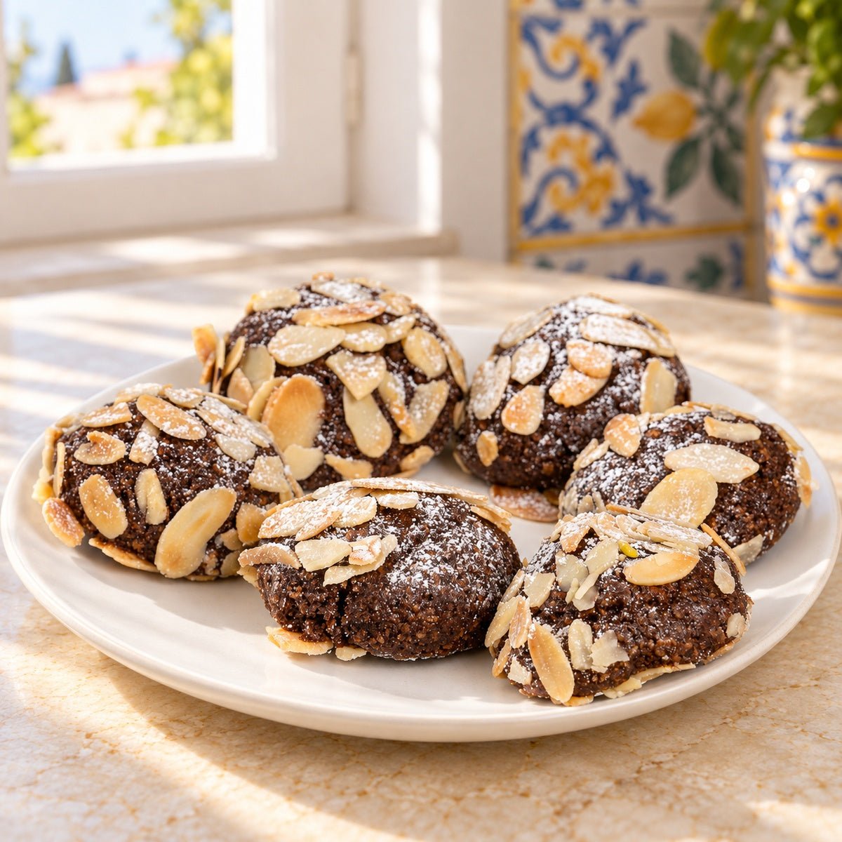Biscotti mandorle e cioccolato 250 g - SicilyAddict