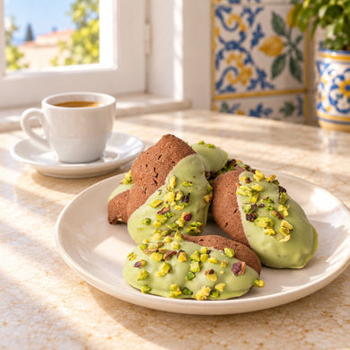 Biscottini al cioccolato e pistacchio Ciokopistacchio 250 g - SicilyAddict