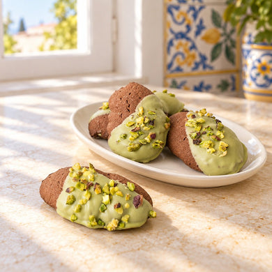Biscottini al cioccolato e pistacchio Ciokopistacchio 250 g - SicilyAddict