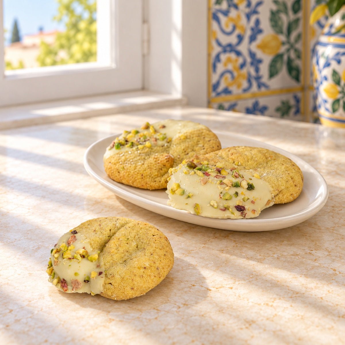 Biscottini al pistacchio 250g - SicilyAddict