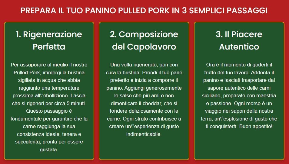 Box 2 Panini Pulled Pork di Suino Nero dei Nebrodi - SicilyAddict
