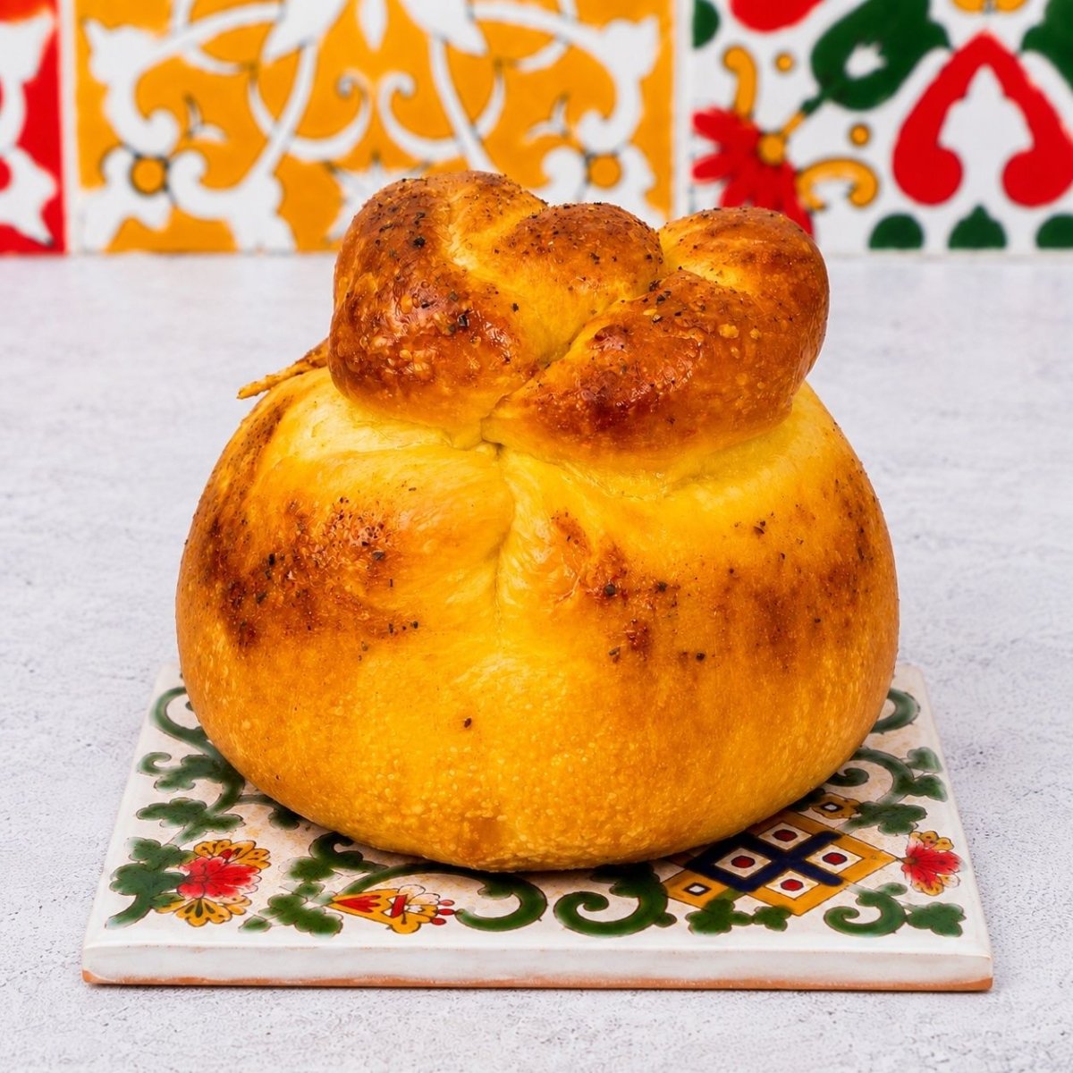 Brioche co' tuppo salata provolino 180g x 4 Pezzi - SicilyAddict