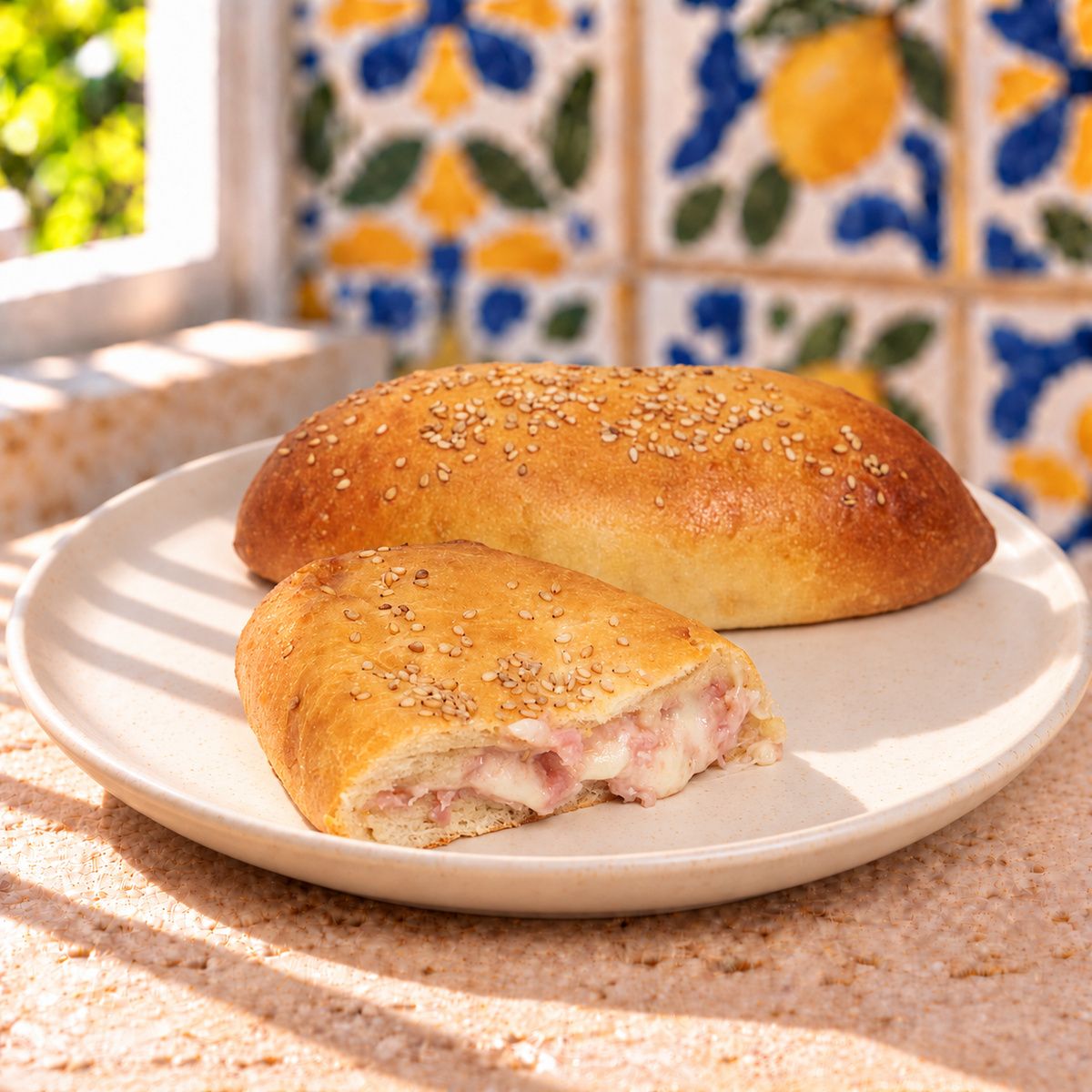 Calzone siciliano regina prosciutto e mozzarella 180g x 4 Pezzi - SicilyAddict