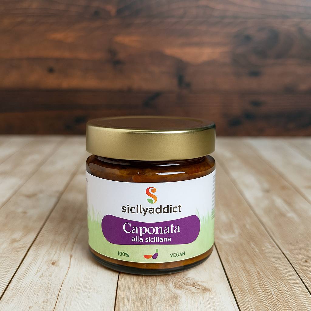 Caponata alla siciliana 190g - SicilyAddict