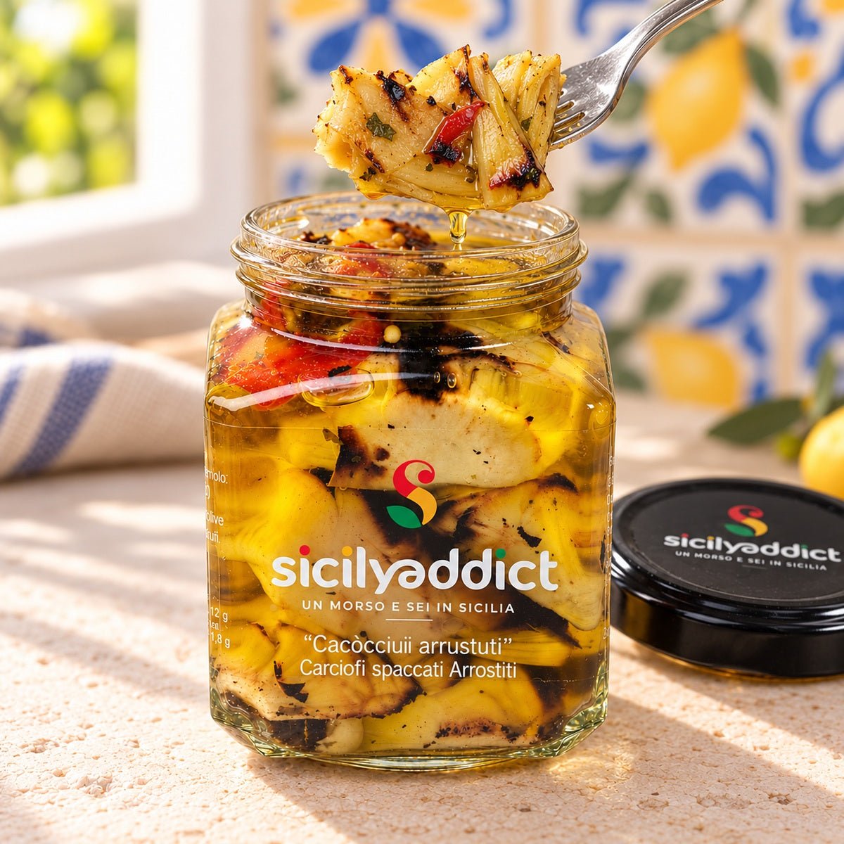 Carciofi arrosto sott'olio 280g - SicilyAddict