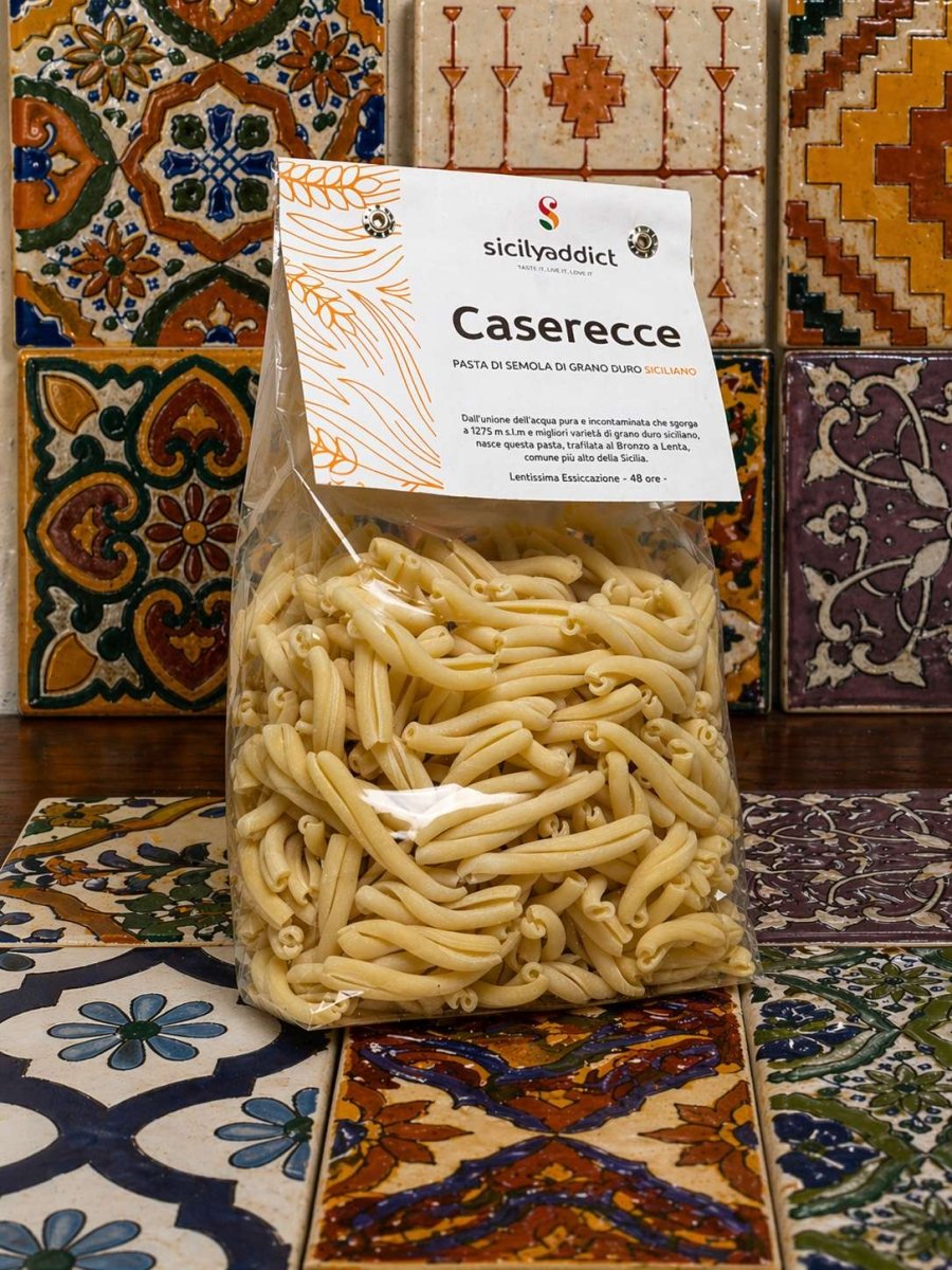 Caserecce Artigianali grano 100% siciliano 500g - SicilyAddict