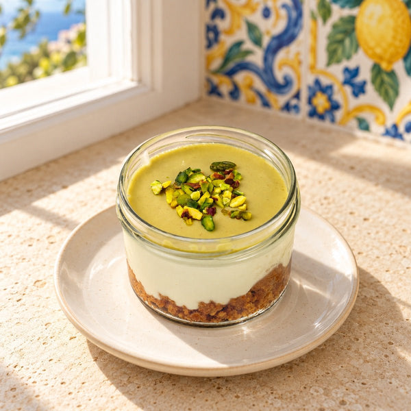 Cheesecake al pistacchio in barattolo 150g - SicilyAddict