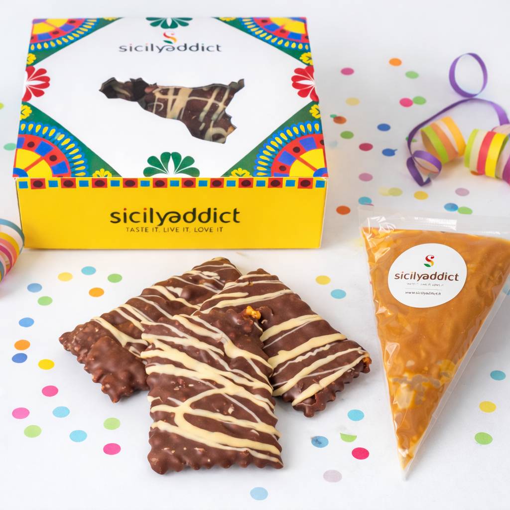 Chiacchiere ciokocaramel 500g + sac a poché 200g - SicilyAddict