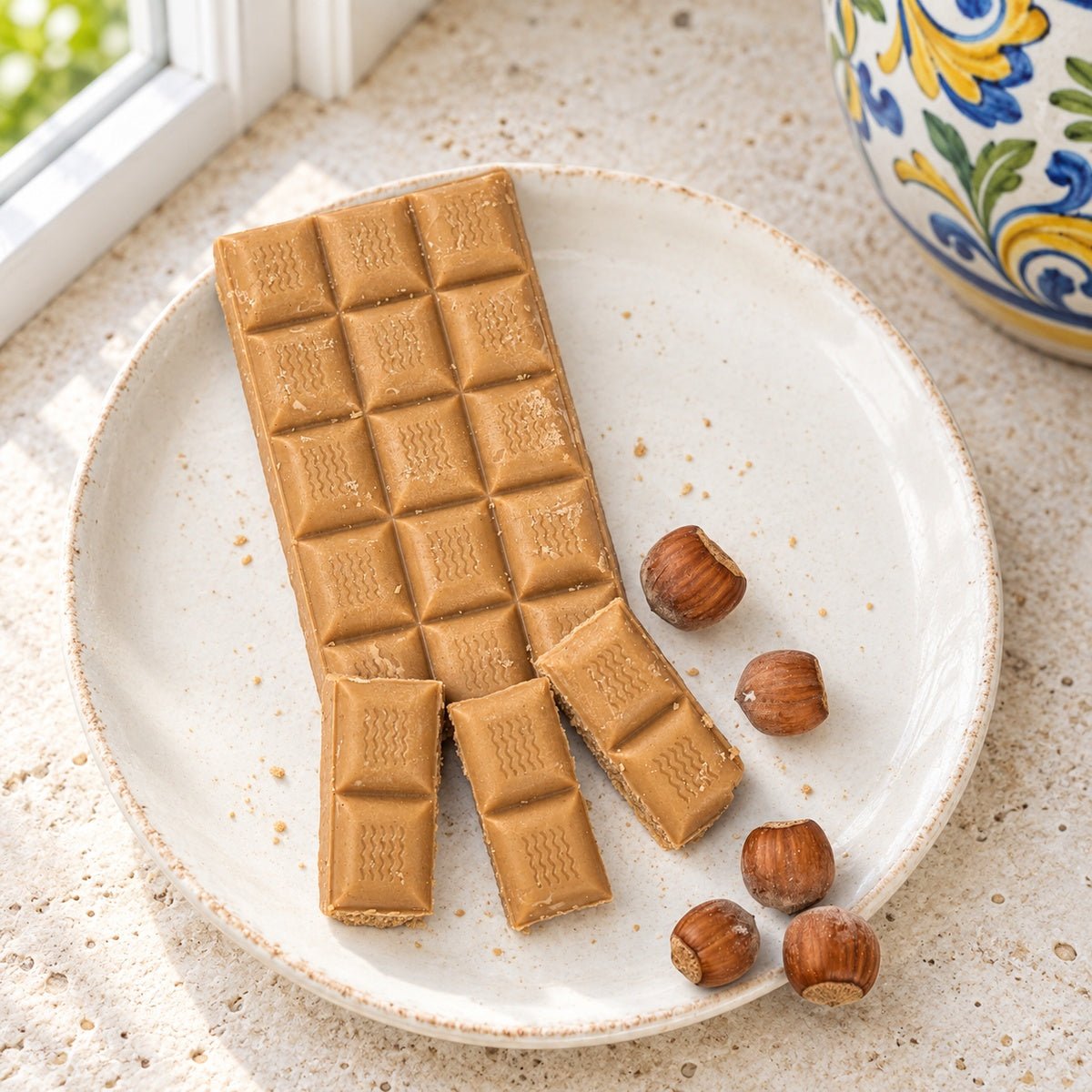 Cioccolato alle nocciole 80g - SicilyAddict