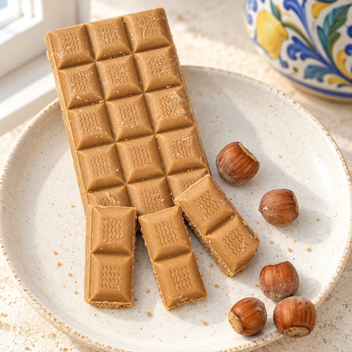Cioccolato alle nocciole 80g - SicilyAddict