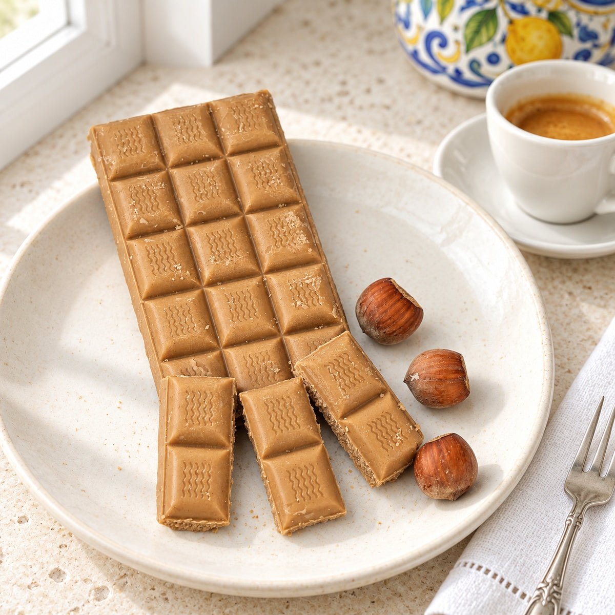 Cioccolato alle nocciole 80g - SicilyAddict