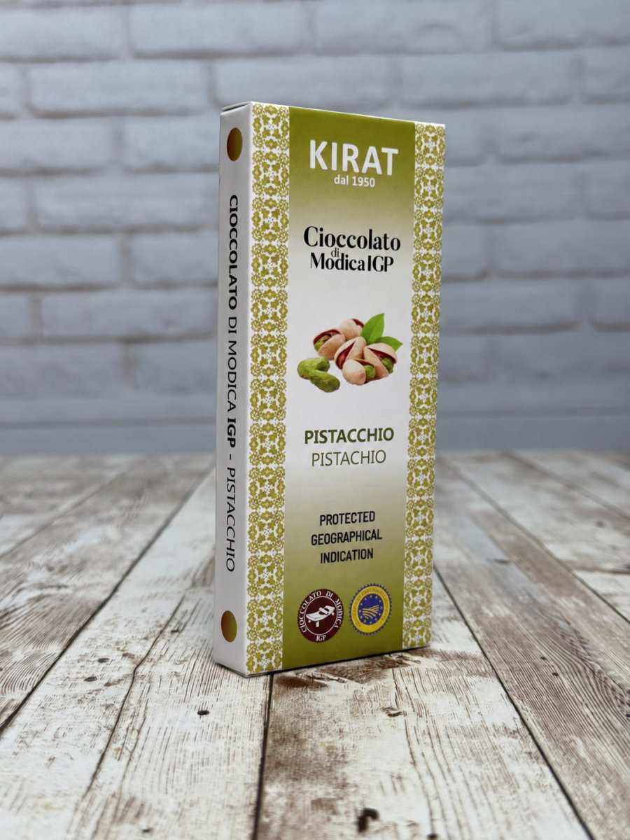 Cioccolato di Modica IGP al Pistacchio 100g - SicilyAddict
