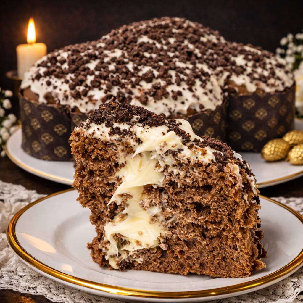 Colomba artigianale al gusto Ciokoreo - SicilyAddict