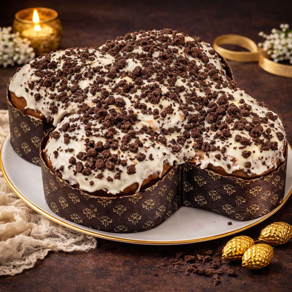 Colomba artigianale al gusto Ciokoreo - SicilyAddict