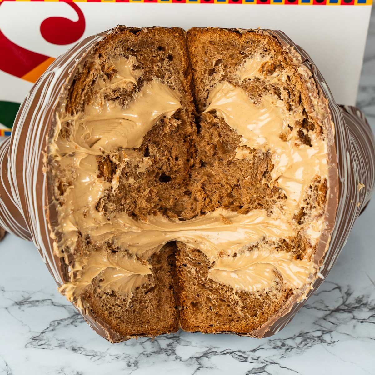 Colomba artigianale BUENISSIMA 1,3kg extrafarcita con 500g di crema dolcebueno - SicilyAddict