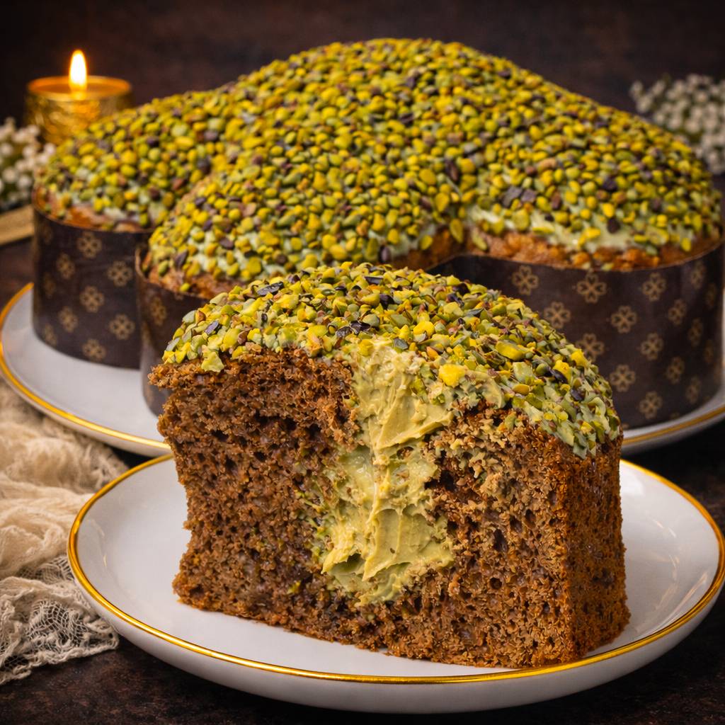 Colomba cioccolato e pistacchio artigianale Ciokopistacchio - SicilyAddict