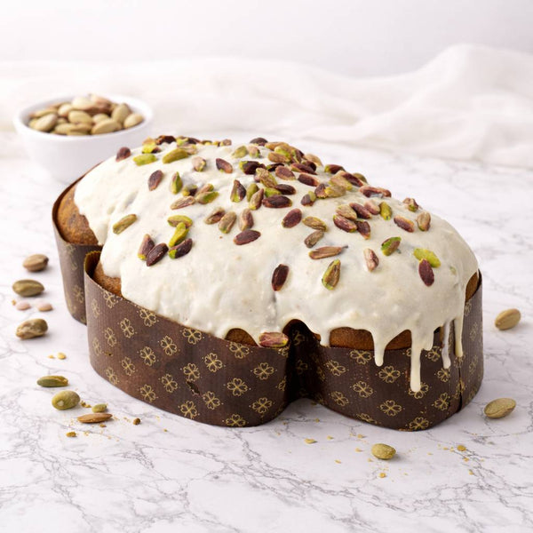 Colomba Impasto Pistacchio e Cioccolato Bianco 1kg - SicilyAddict