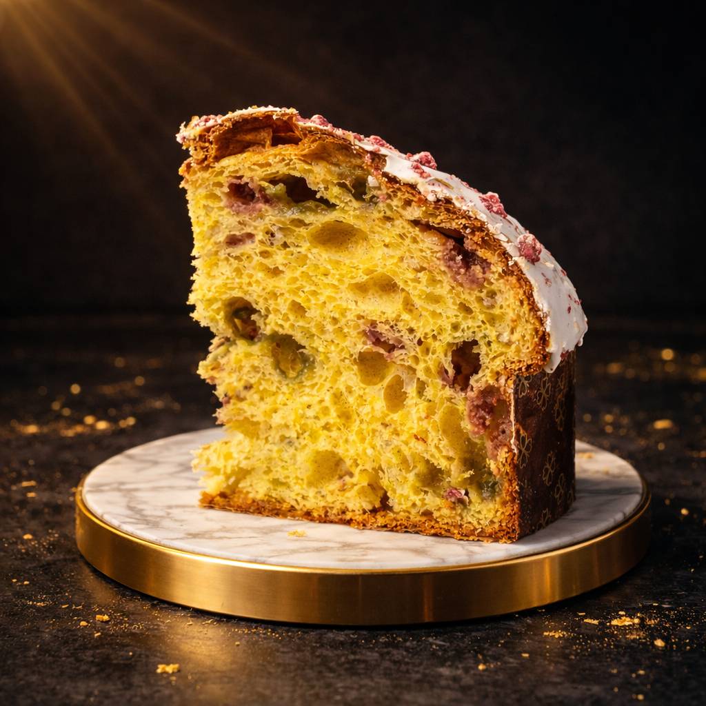 Colomba Lamponi e Pistacchio Linea Librizzi Deluxe 1kg - SicilyAddict