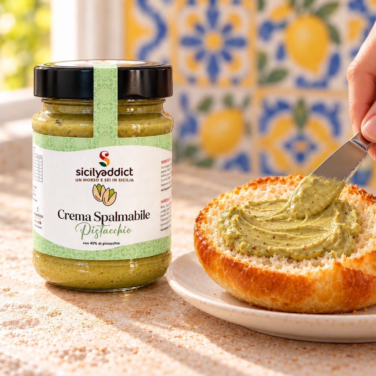 Crema al pistacchio - SicilyAddict