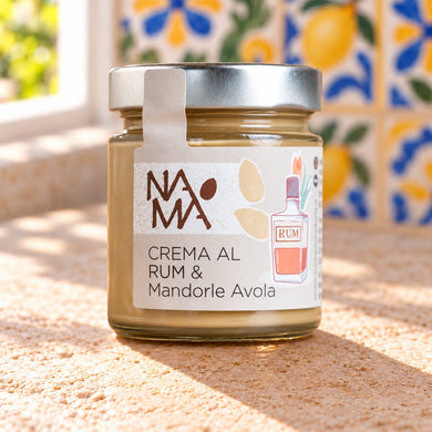 Crema al rum e mandorle di Avola Namà - SicilyAddict