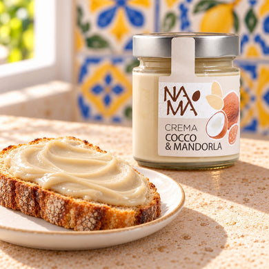Crema di cocco e mandorle Namà - SicilyAddict