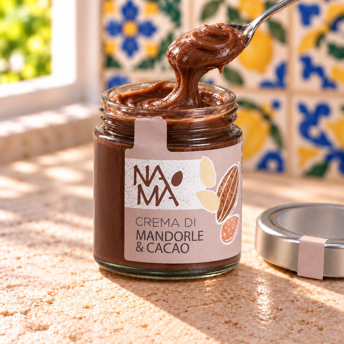Crema di mandorle e cacao Namà - SicilyAddict