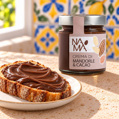 Crema di mandorle e cacao Namà - SicilyAddict