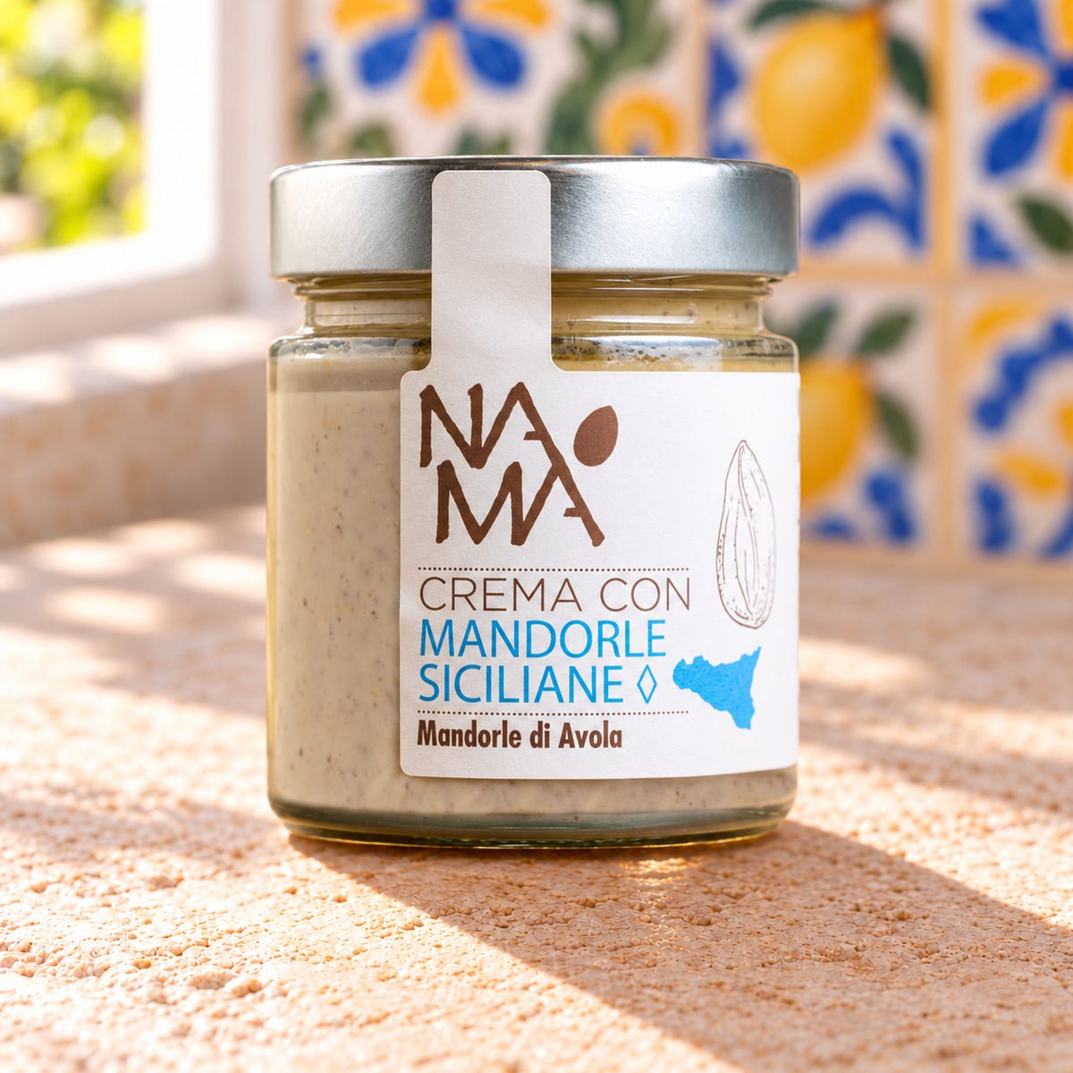 Crema di mandorle siciliane Namà - SicilyAddict