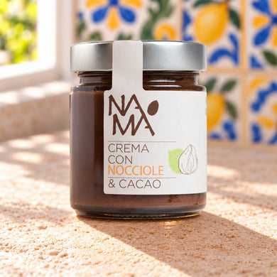 Crema di nocciole e cacao Namà - SicilyAddict
