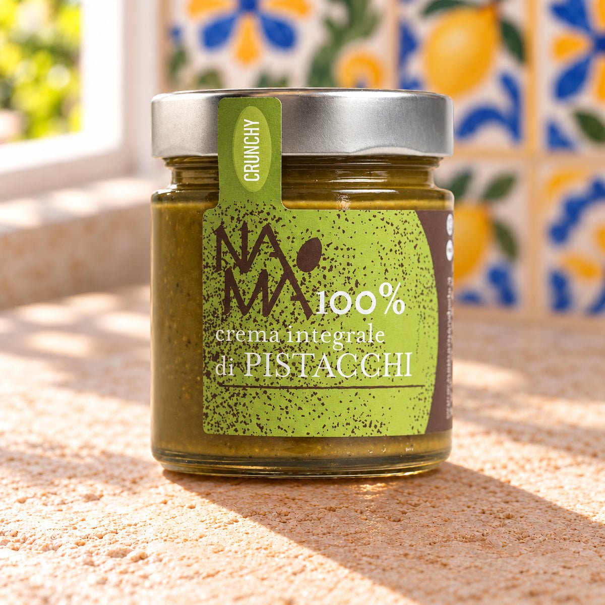 Crema di pistacchio 100% crunchy Namà - SicilyAddict