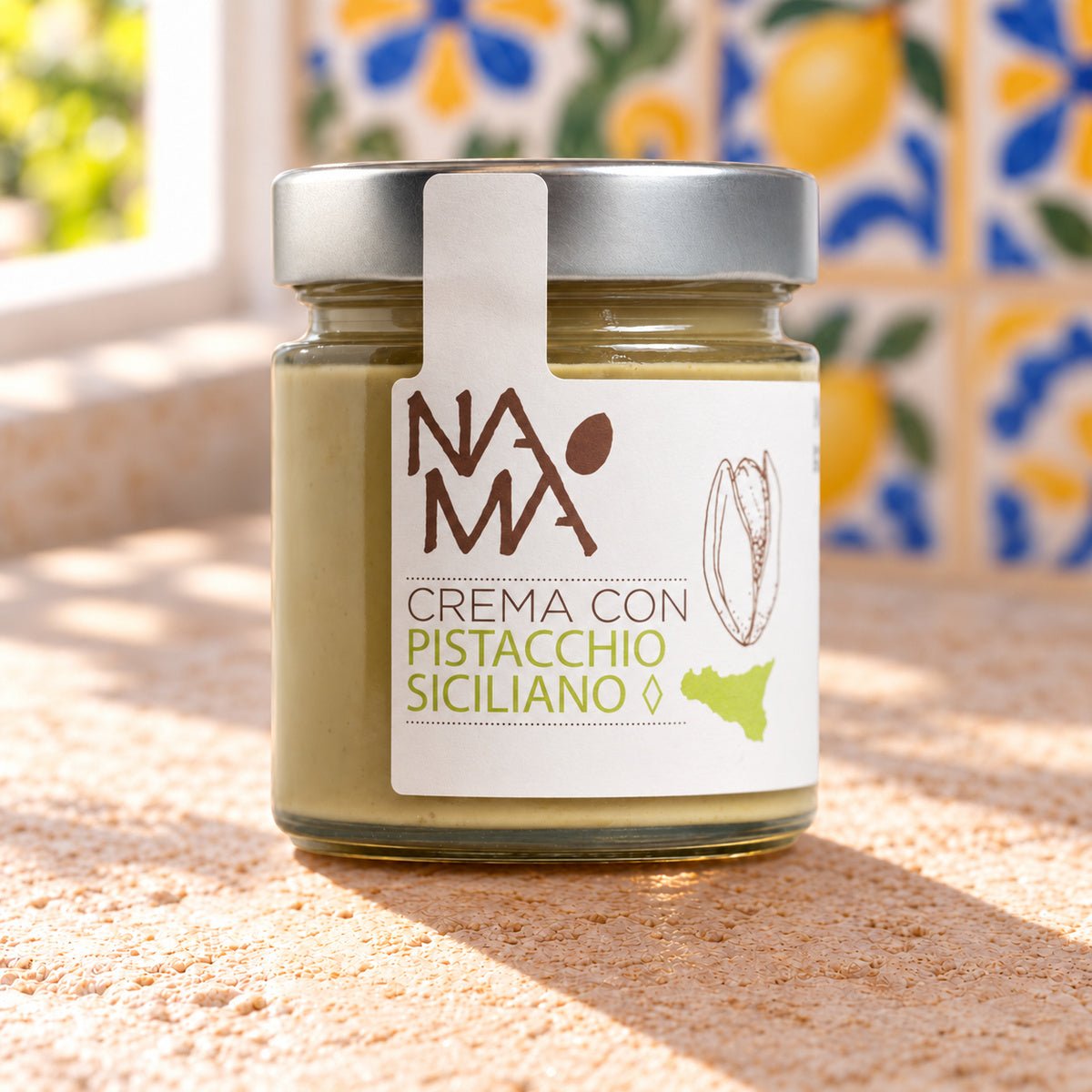 Crema di pistacchio siciliano Namà - SicilyAddict