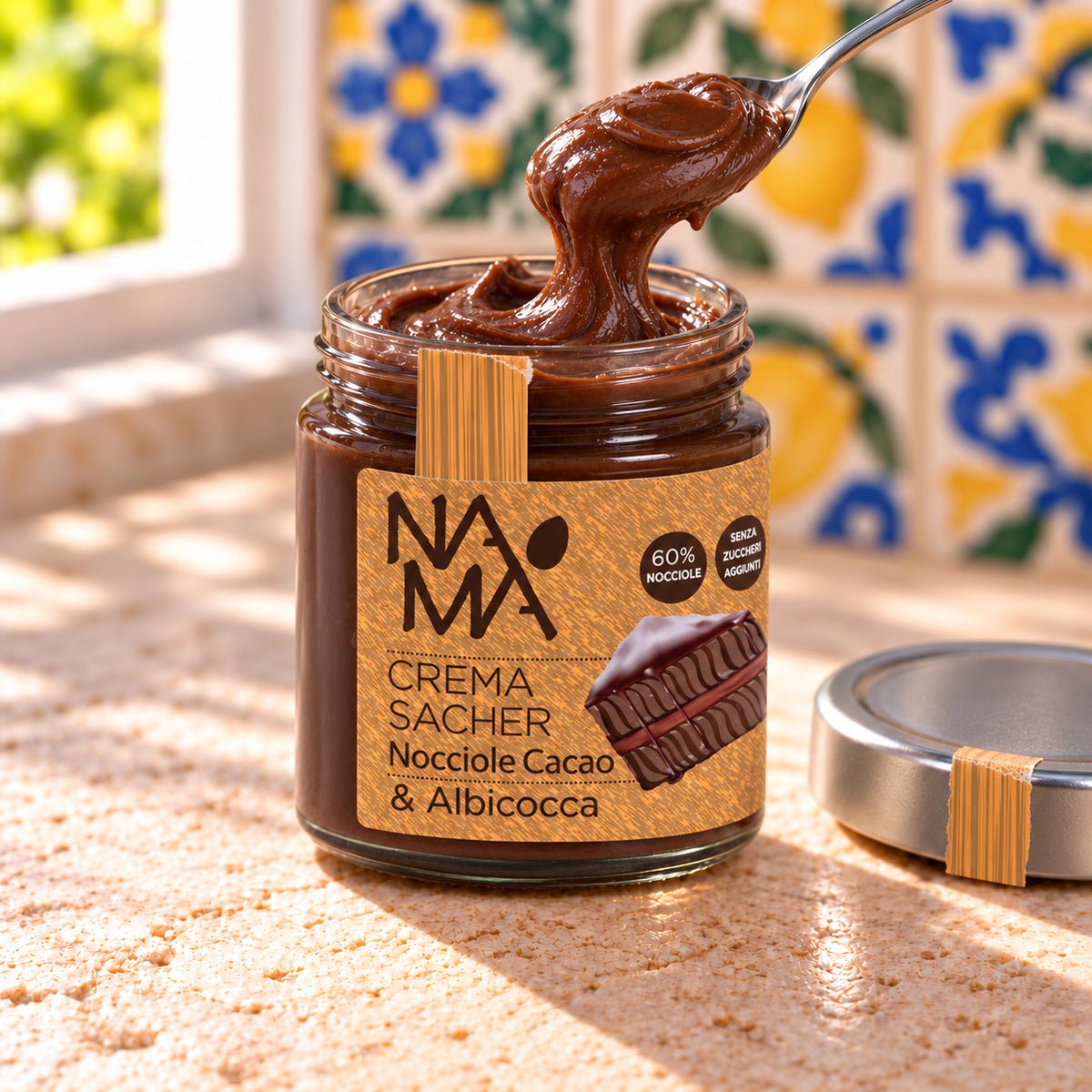 Crema gusto Sacher Namà - SicilyAddict