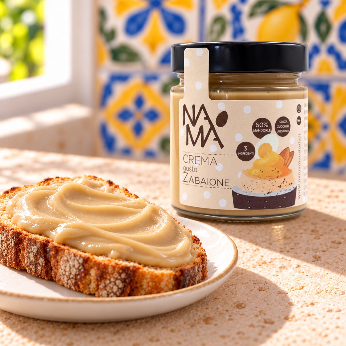 Crema gusto zabaione Namà - SicilyAddict