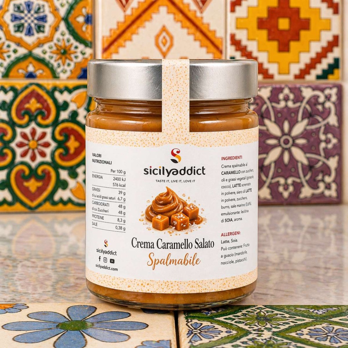 Crema spalmabile al caramello salato - SicilyAddict
