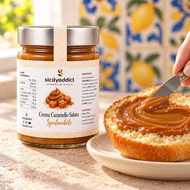 Crema spalmabile al caramello salato - SicilyAddict