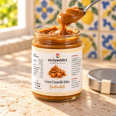 Crema spalmabile al caramello salato - SicilyAddict