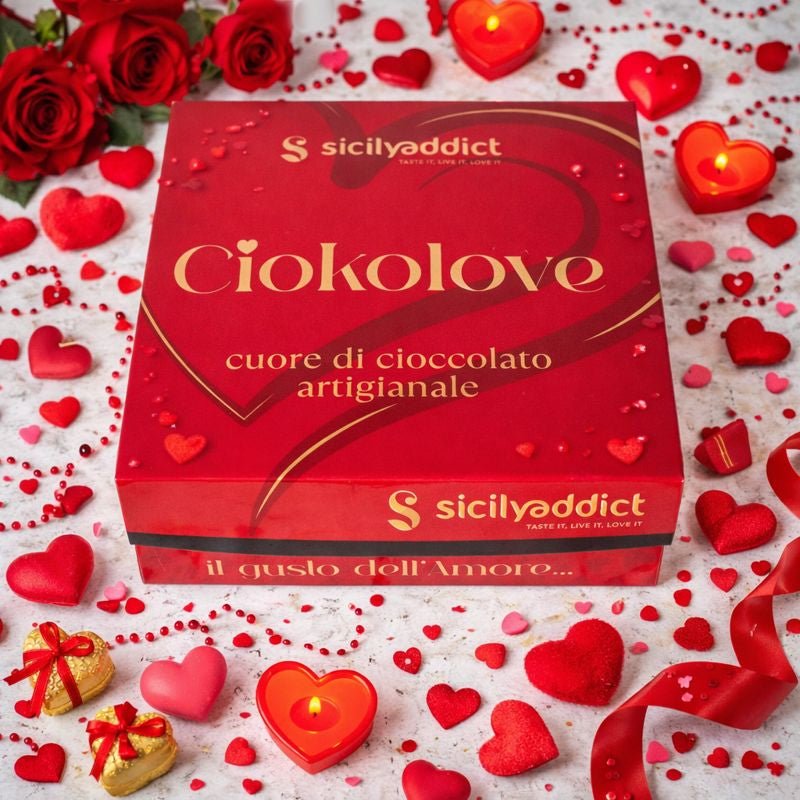 Cuore di cioccolato al Pistacchio 400g + 150g sac a poche - SicilyAddict