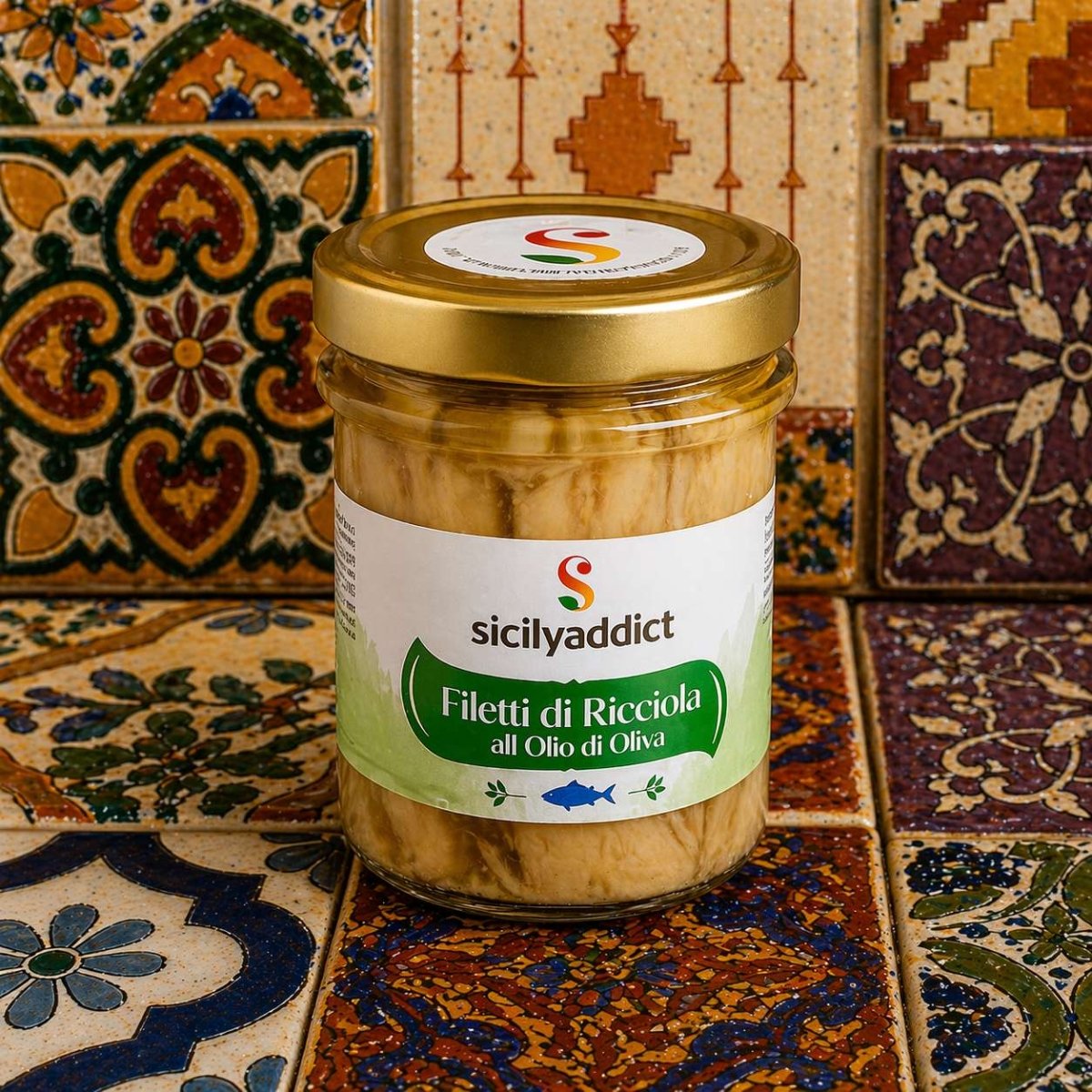 Filetti di Ricciola in olio di oliva siciliano 200g - SicilyAddict